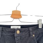 Rolla's Dusters Corduroy Pants Straight Leg High Waist Cords Black Size 29 Photo 4