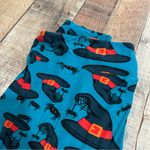LuLaRoe TC Leggings Lot of 2 Halloween Prints Witch Hats Pumpkins Tall & Curvy Photo 2