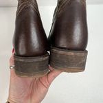 Nocona Size 7 B Boots Hero Tori Desert Leather Brown Embroidered Blooming Cactus Photo 12