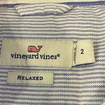 Vineyard Vines  Women's Relaxed Mixed Stripe Button Down Shirt SIZE 2 Photo 5