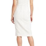 PATBO romantic ruffle sleeve Belted Eyelet Midi Dress In White sz 4 Photo 3