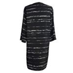 Vince 100% Silk Tunic Dress XS Black V-Neck Minimalist Quiet Luxury Oversized Photo 6