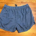 Caslon  Women’s Large Blue Moonlight Chambray Denim Pull on Shorts Pockets Boho Photo 4