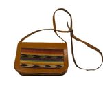 Ecote Women’s Vintage Leather Boho Aztec Crossbody Bag Brown 8.5X1.5X5 Photo 1