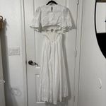 Petal and Pup  MERLETTO CUT OUT MAXI DRESS WHITE Size S Photo 7