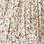 Arula Top Autumn Floral Long Sleeve Babydoll Blouse Taupe Rust Plus Size B | 2X Red Photo 7