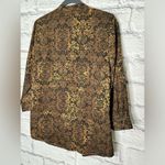 Erika  soft 3/4 button up blouse size small Photo 4