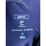 Gap Body GB Studio Moisture Wicking Blue Leggings Y2K 2007 Zip Pocket Womens M Photo 5