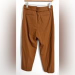 J.Crew NWT  Belted straight leg trouser pant, vintage brandy brown, size 6 Photo 3