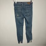 American Eagle Outfitters hi-rise jeggings distressed size 4β short Photo 3
