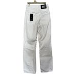 Dr. Denim Echo Wide Leg Jeans in White Ripped 25/32 New Womens Denim Pants Photo 5