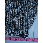 ZARA  Tweed‎ Blazer One Button Heather Gray Black Long Sleeve Pockets Size Large Photo 8