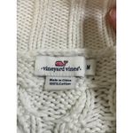 Vineyard Vines Cable Knit Cotton Sweater Women's Size M Crew Neck Long Sleeve Photo 4
