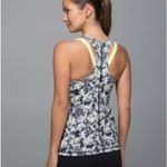 Lululemon Inspiration Tank II Crosscourt Petal Black Clarity Yellow Photo 5