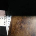 Peter Nygard  10 Workwear Brown Lime Pinstripe Pants Suit Photo 5