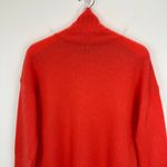 Charter Club Luxury Cashmere Mockneck Sweater Red Holiday Relaxed Boxy Medium Photo 8