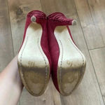 Boutique 9 Kaymen Sexy Red Lace Up Pumps Heels Sz 8.5 Photo 7