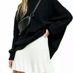 Free People Cream Ribbed Mini Skirt, Size Medium - New! Photo 6