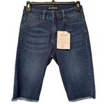 Black Pearl Denim Los Angeles Women’s Vintage Dark Blue Bermuda Shorts Size 3 Photo 0