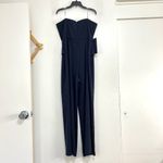 Sachin + Babi Whitley Bow Strapless Jumpsuit, Navy, size 14 Photo 5