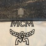 MCM EEUC Gorgeous  x PHENOMENON Visetos Clutch Black Vinyl Canvas Leather Trim 🥰 Photo 6