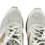 Brooks  Size 11 Sneaker Silver White Mesh Revel 2‎ Running Lace Up Athleticwear Photo 7