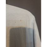 Sonoma Intimates Polkadot Bathrobe, Blue & White Striped, Women's Small Robe Photo 3