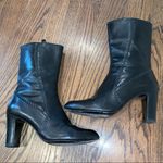 Cole Haan  Black Leather Short Boots size 6.5 Photo 3