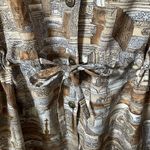 Leslie Fay  size 8 vintage silky tie at waist top. Oversized. Photo 8