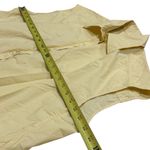 COS  Oversized Sleeveless Wrap Shirt in Butter Yellow Summer Cottagecore Size 6 Photo 12