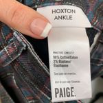 Paige Hoxton Ankle High Waisted Black Atlantic Tartan Plaid Skinny Jeans Photo 3