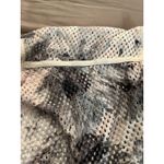 Fabletics  Floral Mesh Short Sleeve Boxy Cut Crop Top Tee Shirt Size Small Photo 5