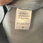 Tuckernuck Miranda Off The Shoulder Blouse Slate Blue Long Sleeve Preppy Size M Size M Photo 3