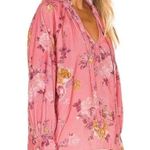 Love Shack Fancy Willow Top Charleston Pink Floral Corduroy NWT Photo 1