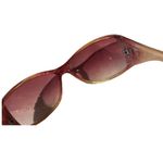 Anthropologie Stylish Reddish Brown Tortoise shell & Gold Bling Hollywood Style Sunglasses Photo 9