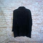 Dennis Basso Dennis by  Vintage Black Leather Jacket Size Large NEW Photo 2