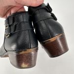 Sam Edelman  Leather Buckle Ankle Booties Black Boots Size 8‎ Style Petal Photo 7