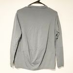 Lululemon Size 2 Grey Back In Action V-Neck Long-Sleeve Shirt Photo 3