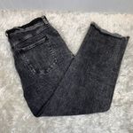 a.n.a  Highest Rise Vintage Straight Jeans Black Distressed   Sz 14 Photo 0