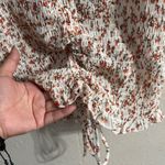 Miss Lola Floral Print Dress with Ruched Detail White Photo 2