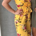 Rue 21 Yellow Floral Jumpsuit Photo 0