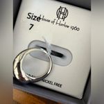 Ring by House of Harlow 1960, size 7, lead free, nickel free, silver in color Photo 3