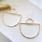 ZARA New!  Irregular Drop Earrings Photo 0