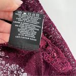 R & M Richards  Scalloped Sequin Lace Bolero Size Large In Wine Red NWT Photo 4