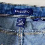 Bandolino  lisbeth raw ankle hem patchwork dyed Capri jeans.  Size 10. Photo 2