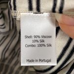 La ligne Charley striped silk blend Henley size XS Black Photo 11