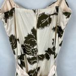 Ruby Rox  Cream And Brown Floral Sundress Pink Waist Ribbon 5 Photo 3