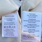 Day Birger et Mikkelsen Cream Black Silk Blouse 38/M Size M Photo 5