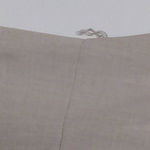 Calvin Klein Sheath Dress Beige Tan Stretch Jewel Neck Sleeveless Ruffle 6 Photo 3