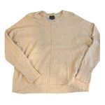 Lumiere Peach Confetti Sweater Women Size Small Oversized Boho Photo 0